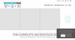 Desktop Screenshot of microstockman.com