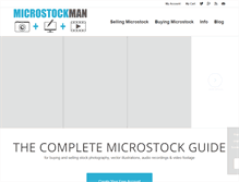 Tablet Screenshot of microstockman.com
